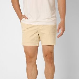 Bearbottom 5.5" Stretch Chino Shorts, Medium, Sand Dune